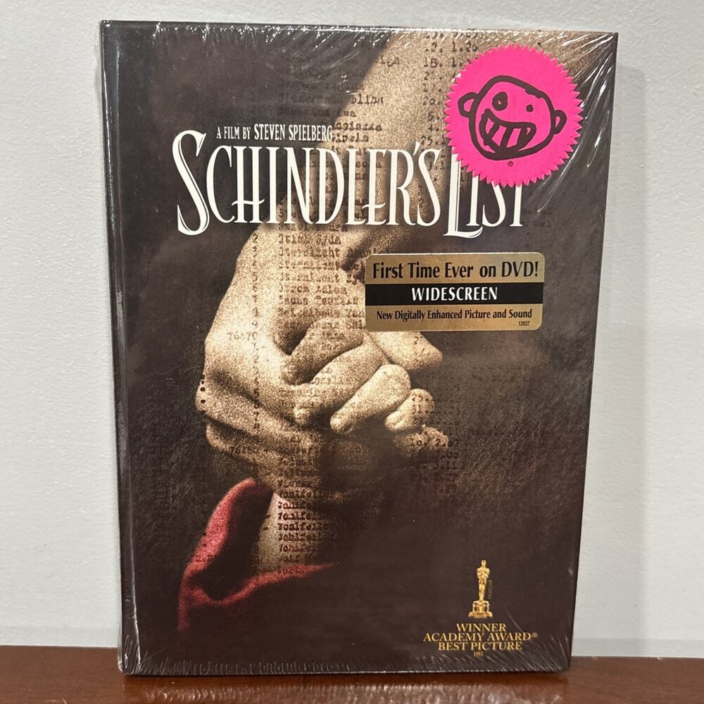 New Schindler's List DVD 1993 Best Picture Spielberg Movie Sealed